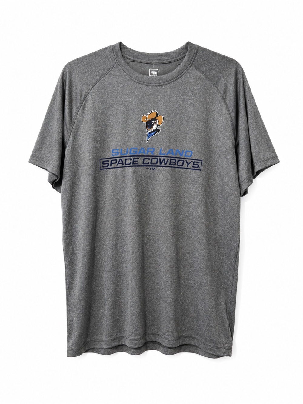Sugar Land Space Cowboys Performance T-Shirt | Gray Graphic Tee Men’s M NWT